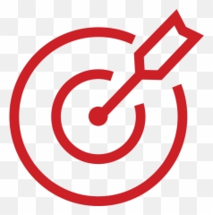 Download A Worthy Target - Mission Png Icon Transparent Red