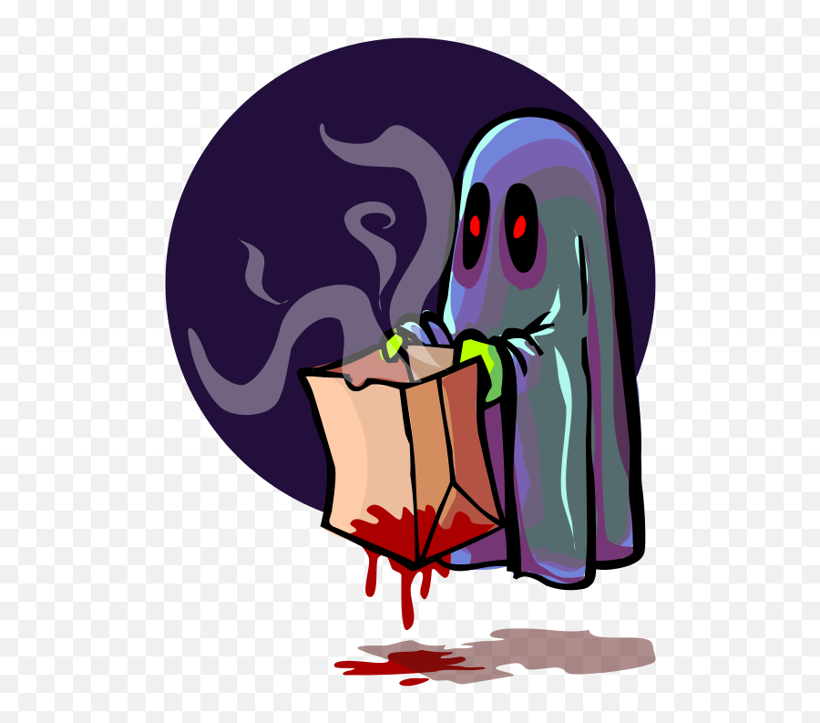 Download Vector - Scary Ghost Vectorpicker Fantasma Segurando Uma Placa Png,Spooky Ghost Png