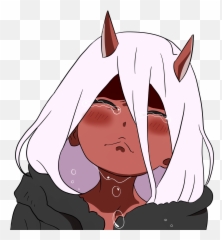 Darling In The Franxx Transparent Png - Zero Two Discord Emotes,Zero Two Png