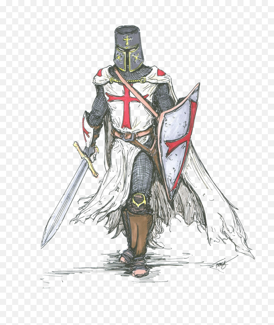 Knight Png Transparent Image - Templar Knight,Knight Transparent Background
