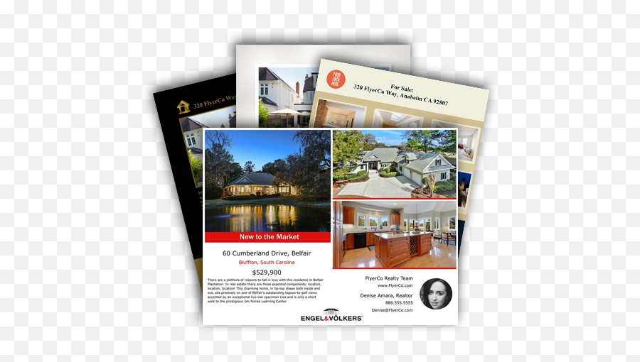 Flyerco - Create Beautiful Real Estate Flyers To Download Realtor Flyer Png,Flyers Png