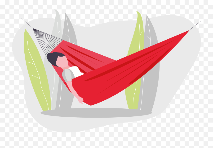 Woman Relaxing In Hammock Artenpik Free Vector Illustrations - Illustration Png,Hammock Png