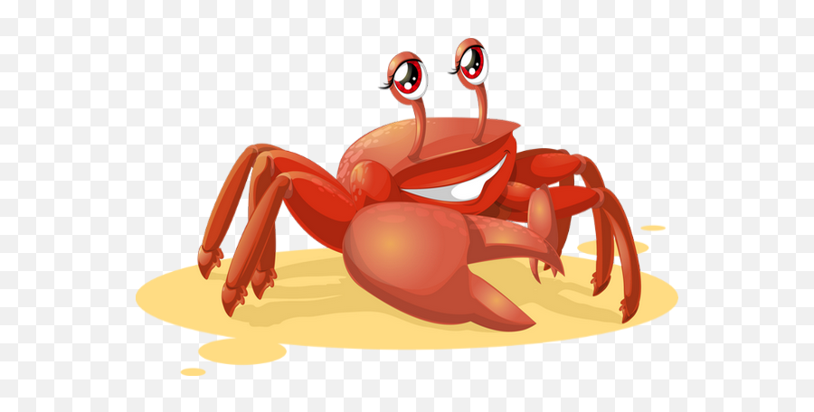 Tube Mer Océan Crabe Png Dessin - Sea Crab Clipart Freshwater Crab,Crab Clipart Png