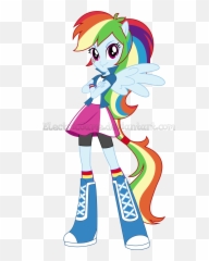 Download Mlp Eg The Equestria Girls Rainbow Vector By - My Little Pony Dash png