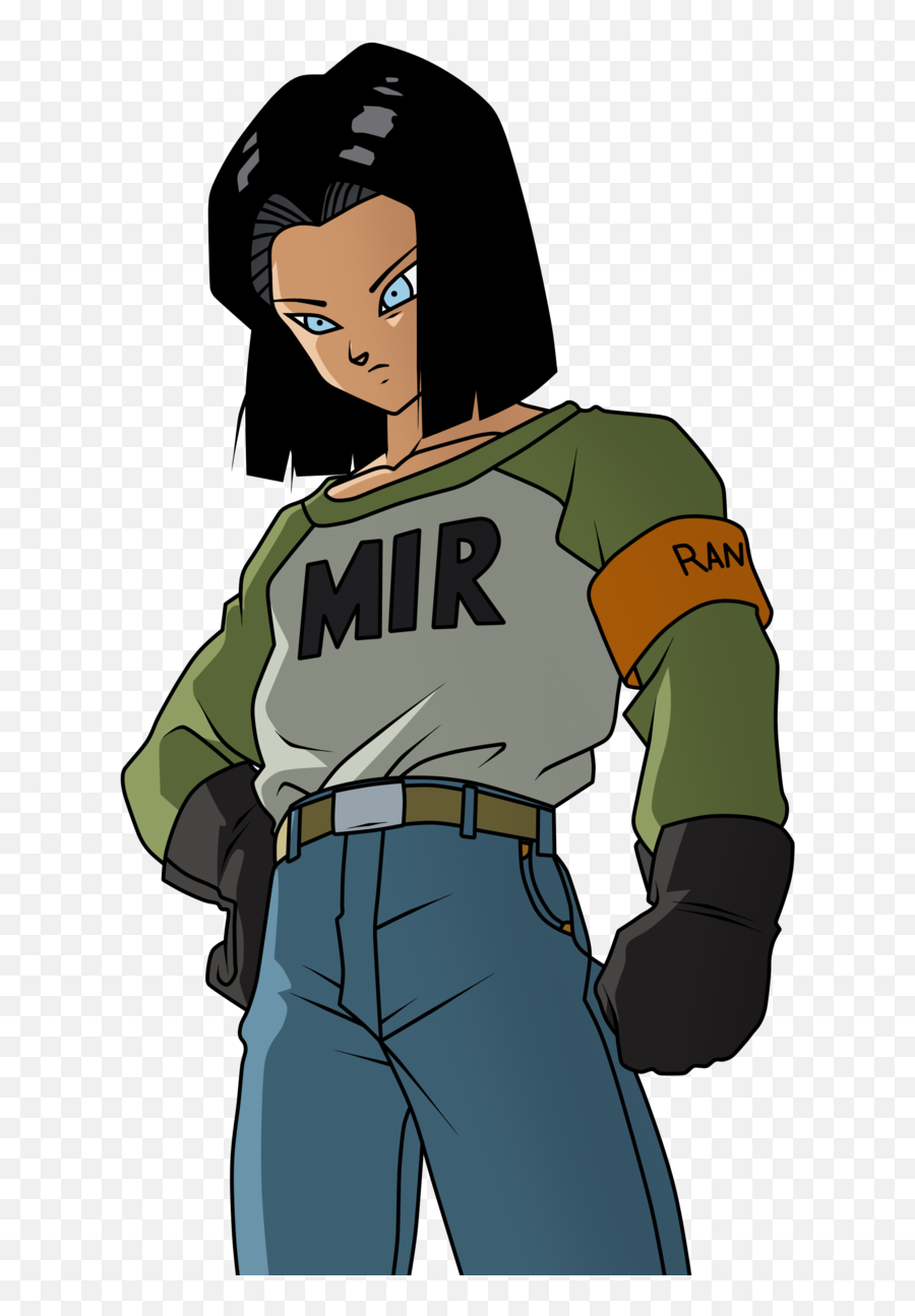 Android17 Androide17 Sticker By N18oficial - Dragon Ball Super N 17 Png,Android 17 Png