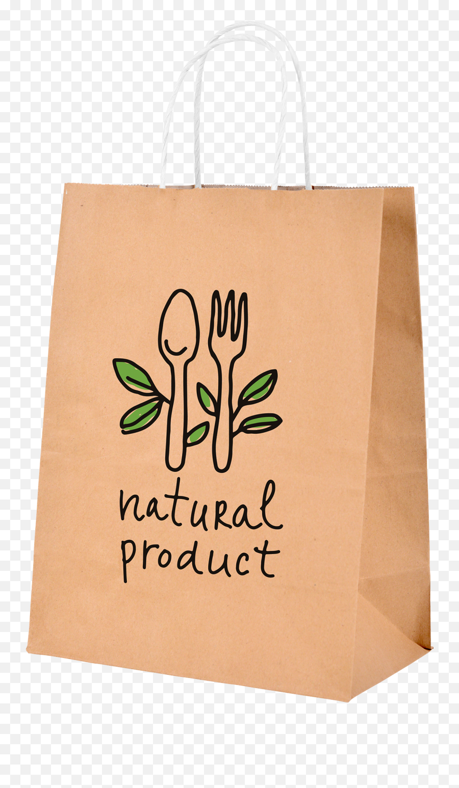 Kraft Paper Bags Non Rib - Paper Bag Png,Kraft Logo Png