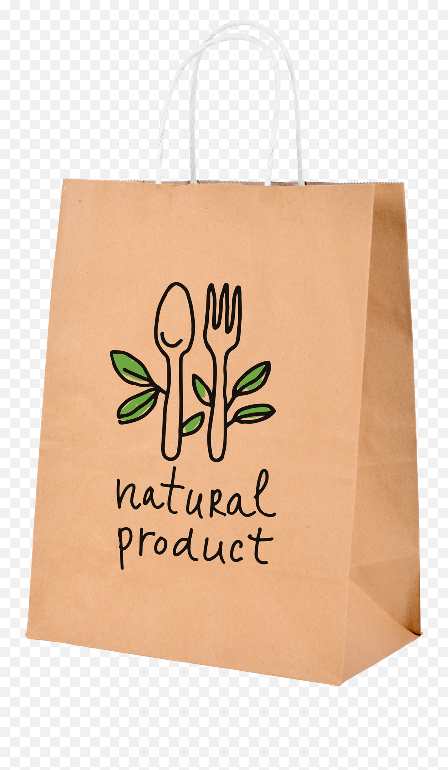 Kraft Paper Bags Non Rib - Paper Bag Png,Kraft Logo Png - free