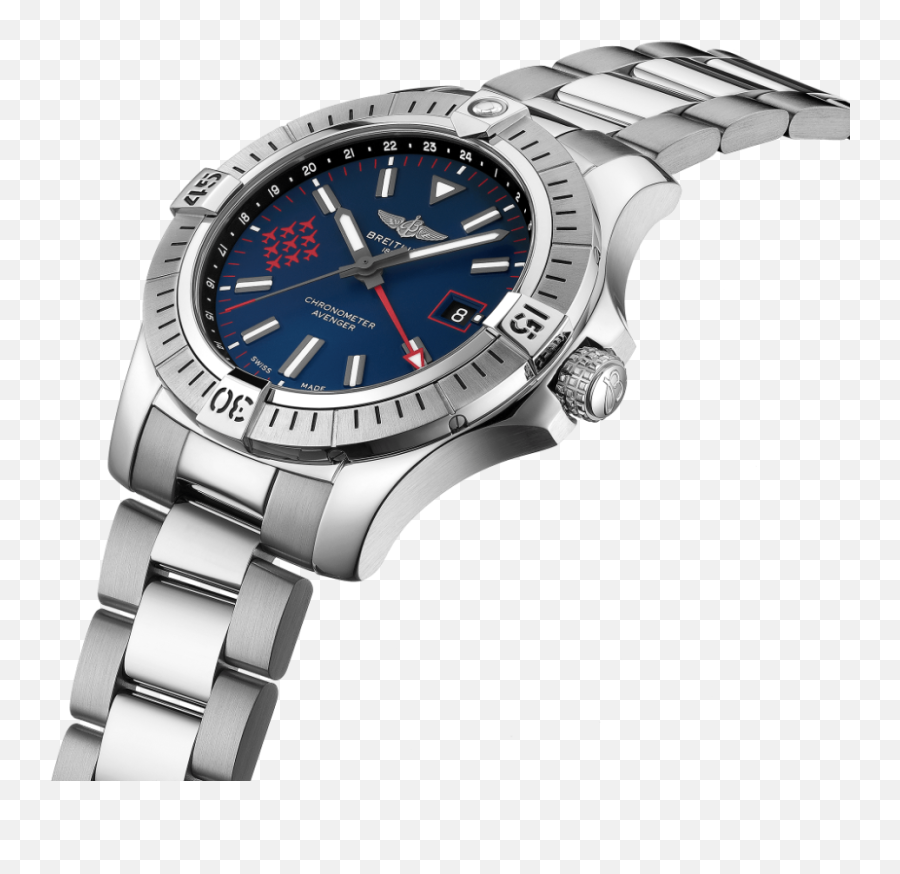 Breitling Avenger Automatic Gmt 45 Red Arrows Limited Png