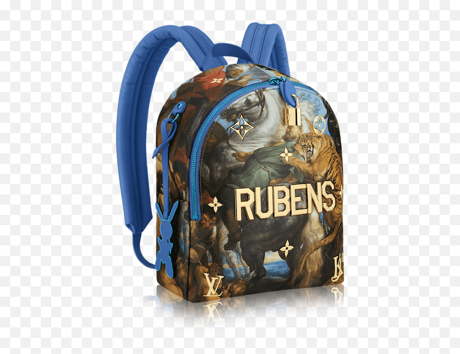Louis Vuitton And Jeff Koons Teamed Up To Make Classic Art - Louis Vuitton Backpack Rubens Png,Louis Vuitton Logo Png