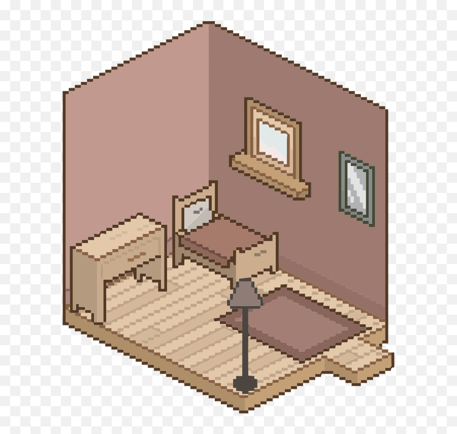 Download Free Png Isometric Pixel Room - Portable Network Graphics,Room Png