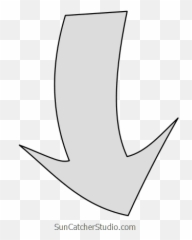 Arrow Icons Patterns Stencils Clipart - Down Curve Left png