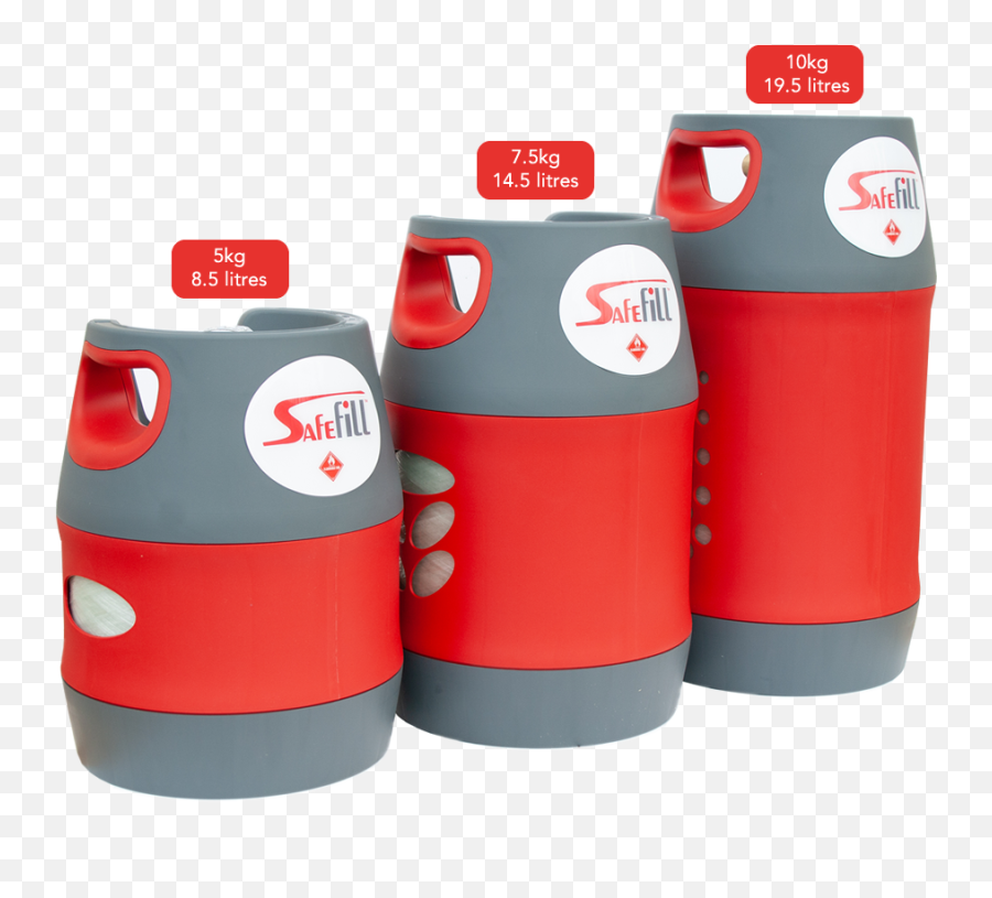 Our Cylinders Safefill - Refillable Gas Bottle Png,Cylinder Png