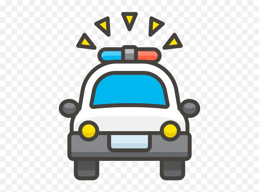 Police Car Emoji Icon - Car Png,Car Emoji Png