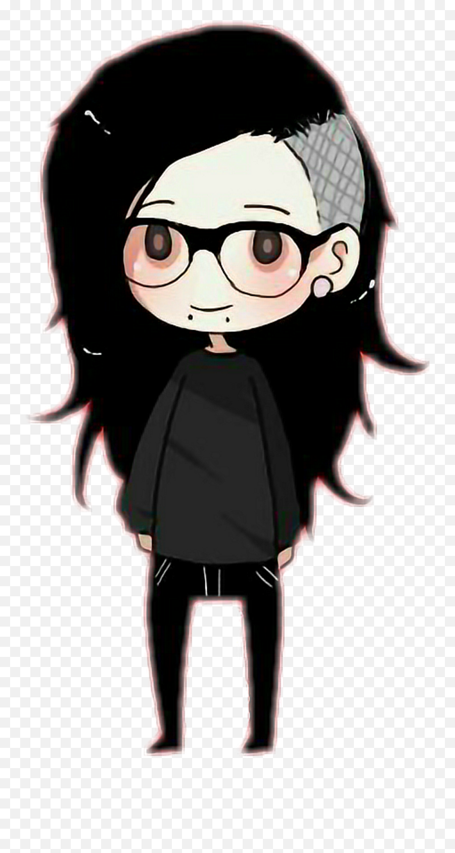 Skrillex Chibi Png