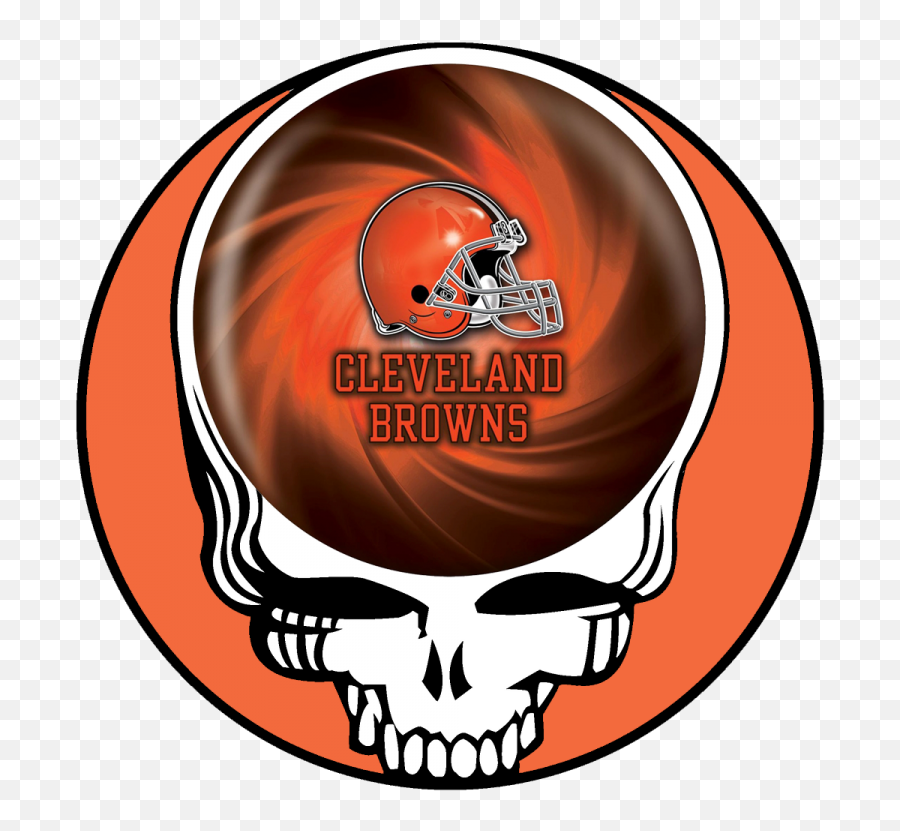 Cleveland Browns Skull Logo Iron - Steal Your Face Logo Png,Cleveland Browns Logo Png