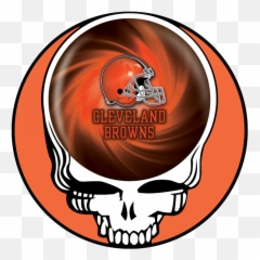 Cleveland Browns Skull Logo Iron - Steal Your Face png