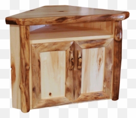 Aspen Log Corner Tv Stand - Furniture Png,Tv Stand Png