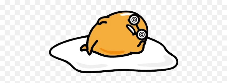 Telegram Sticker 35 From Collection Gudetama For Svikipiki - Png,Gudetama Transparent