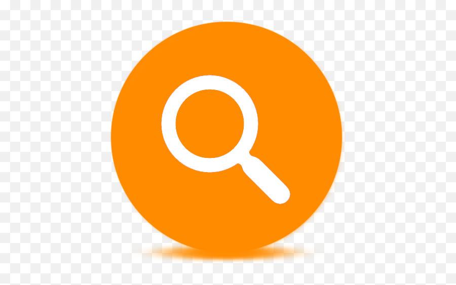 Orange Search For Google - Bitcoin Logo Png,Search Button Png