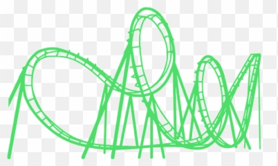 Roller Coaster Silhouette - Vector png