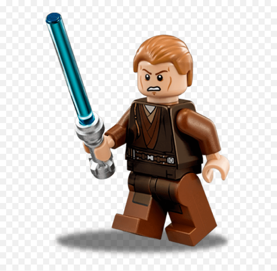 Anakin Skywalkerle Chevalier Jedi De Obi - Wan Lego Star Lego Star Wars Anakin Skywalker Padawan Png,Lego Man Png