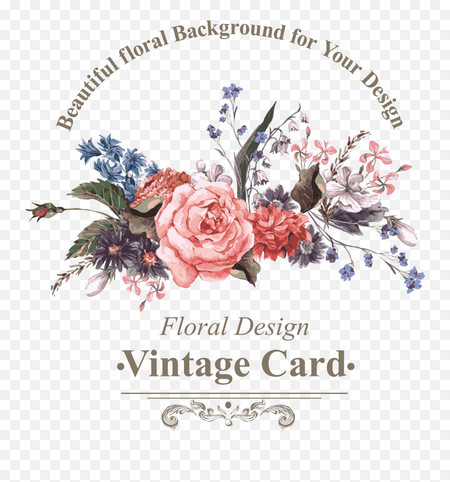 Download Hd Banner Library Stock Bird Flower Euclidean Png Flowers Vector