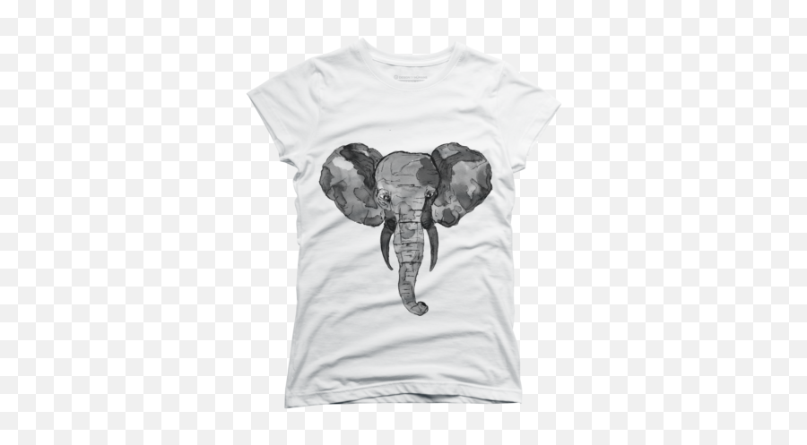 Trending Elephant Womenu0027s T - Shirts Design By Humans Short Sleeve Png,Elephant Head Png