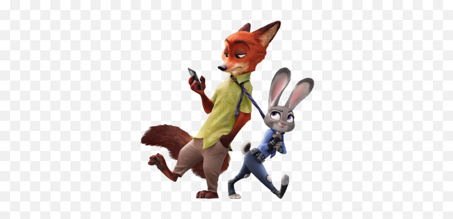 Barefoot Cartoon Animal - Tv Tropes Zootopia Judy Y Nick Png,Morrowind Bow Icon