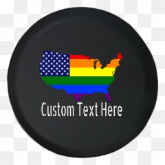 Spare Tire Cover Personalized Usa Flag - Marco Rubio Png,Jeep Wrangler Gay Icon