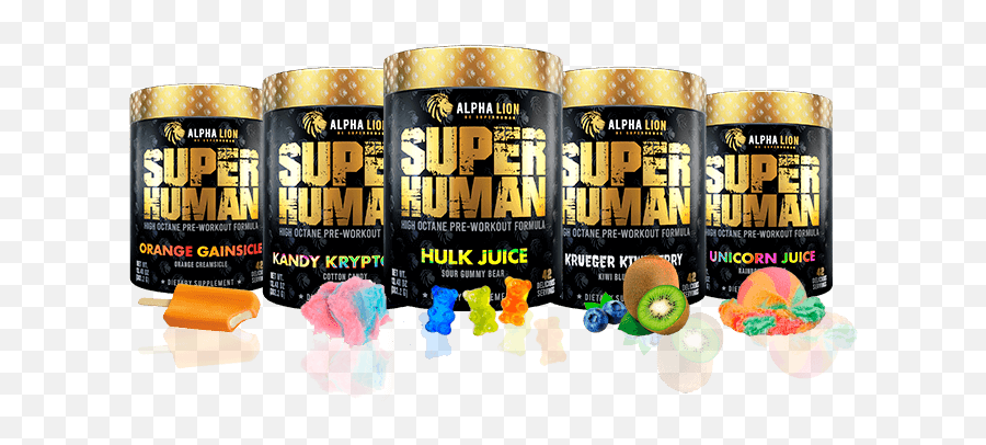 Alpha Lion Superhuman High Octane Pre - Workout Powder Super Human Preworkout Hulk Juice Png,Hulk Icon Pack