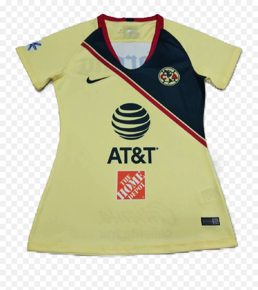 Club America Womens Soccer Jersey 2019 - Home Depot Png,Soccer Jersey Png