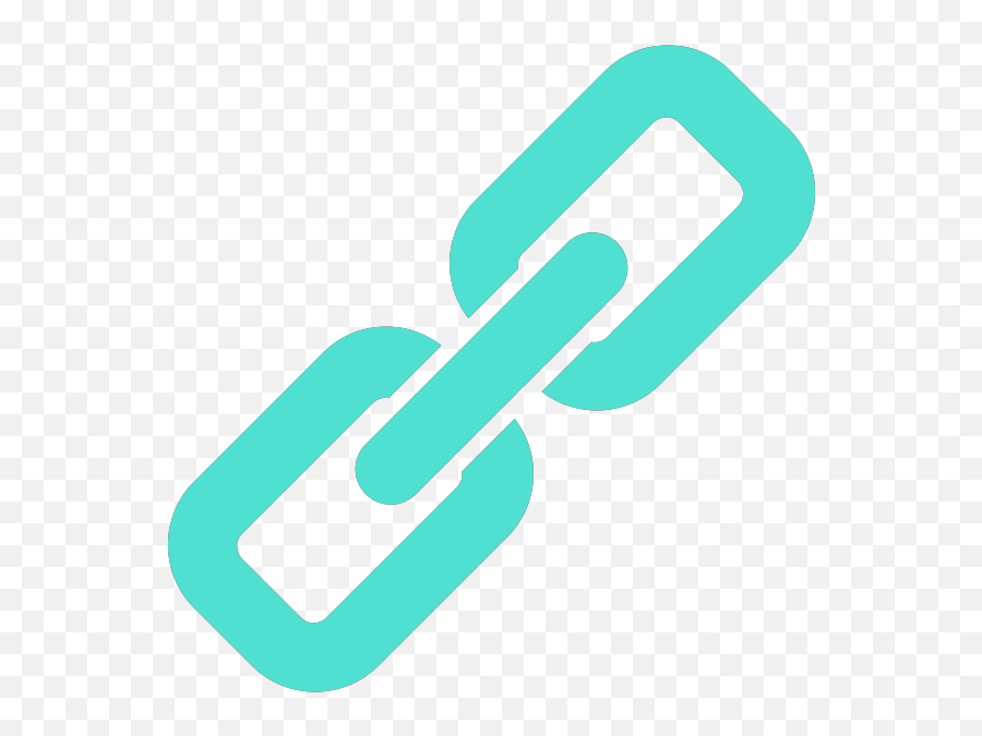 Turquoise Blue Link Icon - Website Icon Turquoise Png,Website Icon Blue
