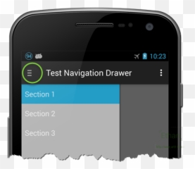 Add Icon Near Hamburger To Navigation - Bar Android png