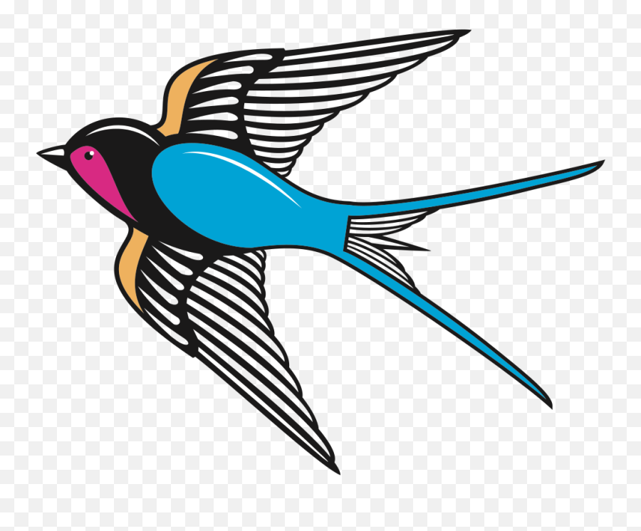Barn Swallow Bird Computer Icons Encapsulated Postscript - Swallow Bird Clipart Png,Postscript Icon