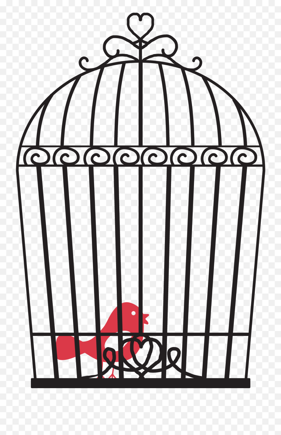 Download Cage Bird Png Image For Free - Birdcage,Cage Png