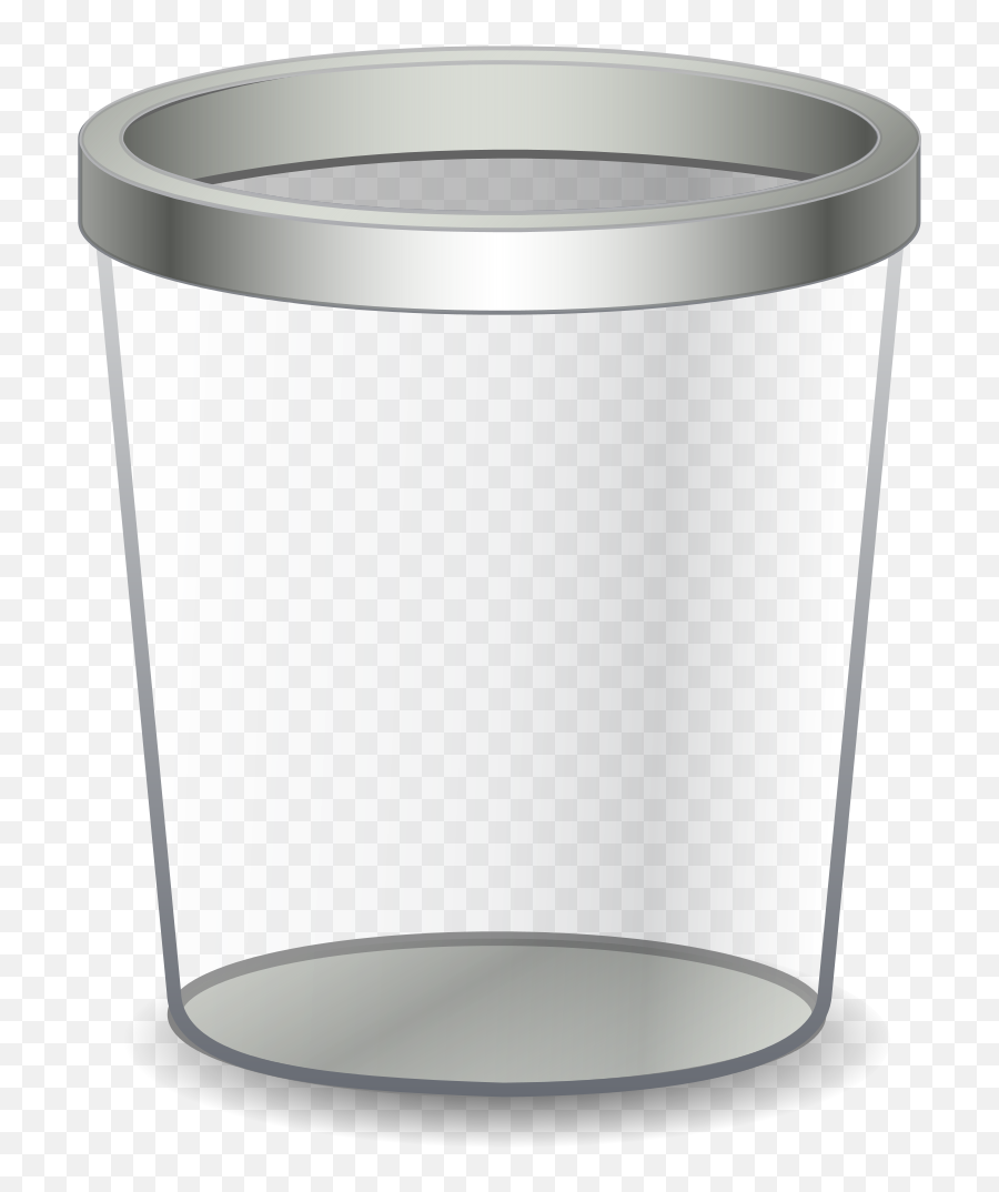 Fileemptytrash1svg - Wikimedia Commons Lixeira Vazia Para Colorir Png,Black Trash Can Icon