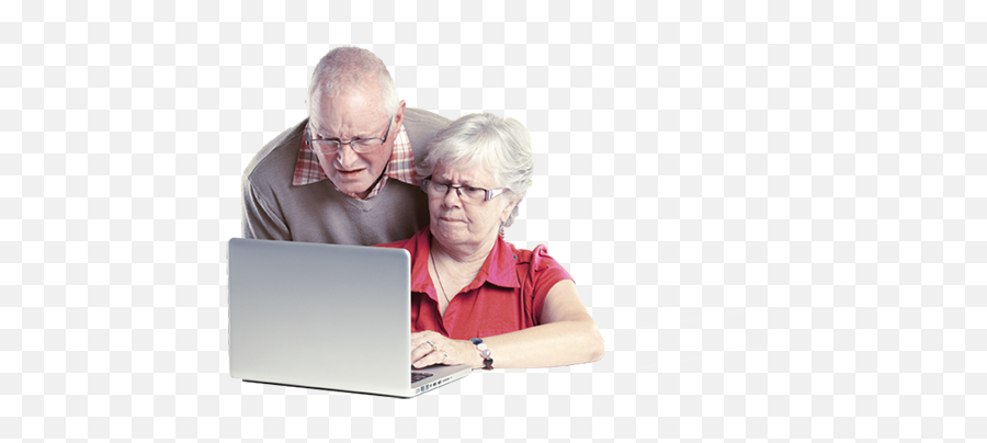 Download Old Person Confused By - Old People Confused By Technology Png,Old Person Png