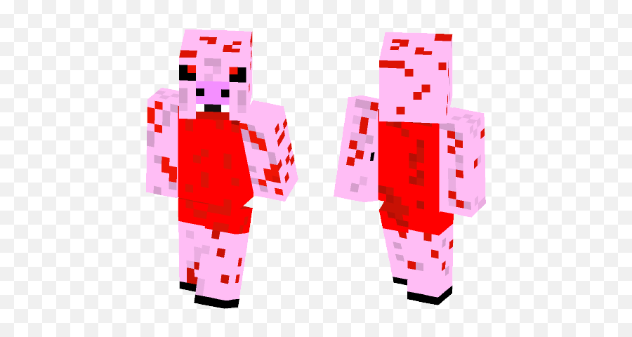 Peppa Pig Minecraft Skin - Peppa Pig Minecraft Skins Png,Minecraft Pig Png