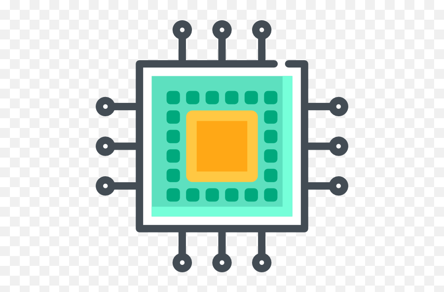 Cpu Icon Download A Vector For Free - Processor Chip Vector Png,Microprocessor Icon