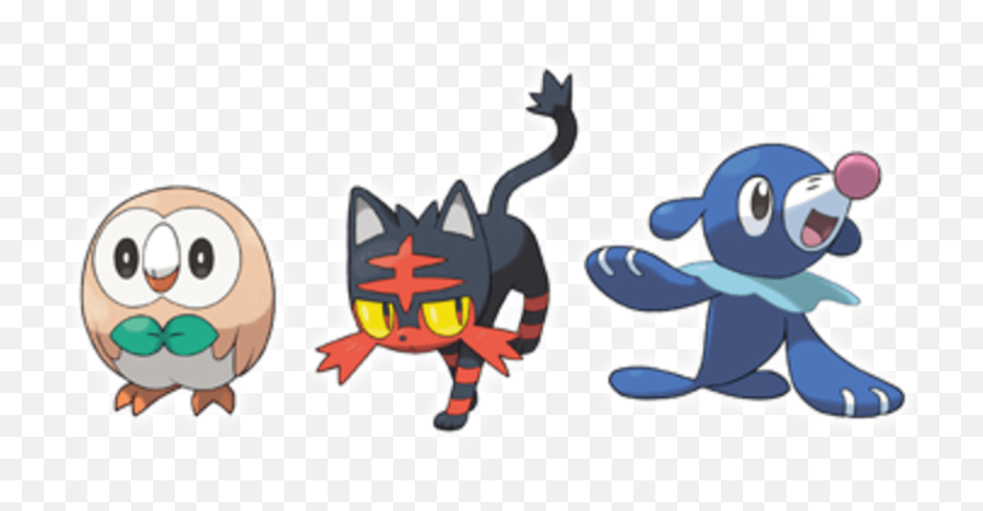 Pokemon Sun And Moon 3ds - Pokemon Sun And Moon Starters Png,Pokemon Sun And Moon Icon