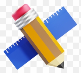 Premium Pencil And Ruler 3d Illustration Download In Png - Cylinder