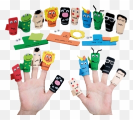 Ten Plagues Foam Finger Puppet Kit Bible Crafts For Kids - Passover Crafts For Kids Png,Foam Finger Png