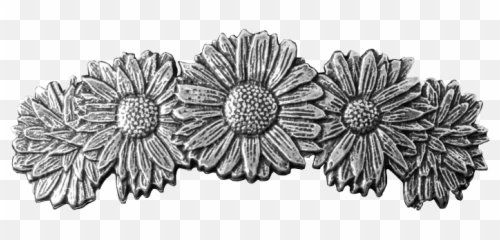 Hair Accessories Barrettes Clips Combs Sticks - Floral Png,Skull And Roses Icon Tumblr