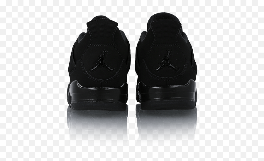 Air Jordan 4 Retro Black Cat Bg - Hiking Shoe Png,Jordan Png