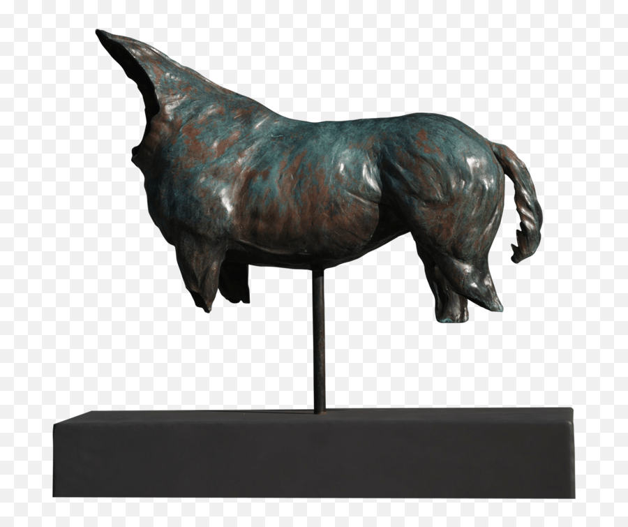 Stallion Torso By Edward Waites 2015 Sculpture Bronze - Singulart Bronze Sculpture Png,Torso Png