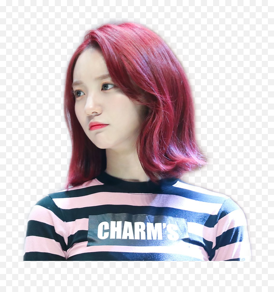 Ohmygirl Binnie Oh My Girl - Red Hair Png,Oh My Girl Logo