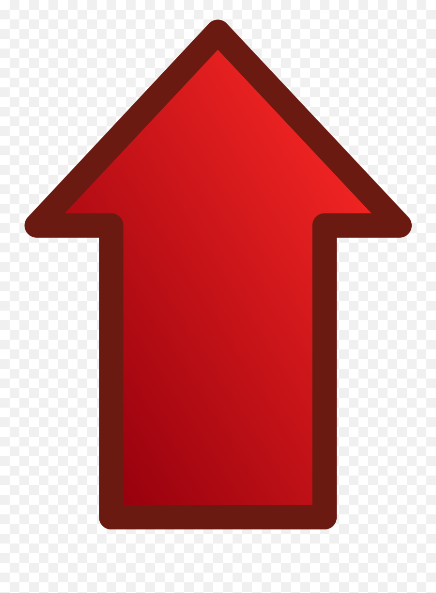 Pointing Clipart Red - Red Arrow Pointing Up Png,Big Red Arrow Png