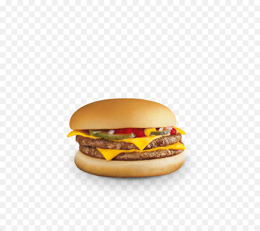 Double Cheese Burger Mac - Double Cheeseburger Mc Donalds Png,Cheeseburger Transparent