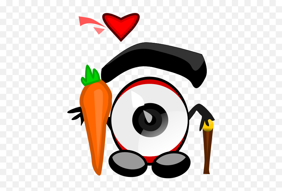 Eye Loved Carrot Free Svg - Clip Art Png,Carrot Png