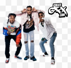 Migos - Transparent Migos Migos Png,Quavo Png